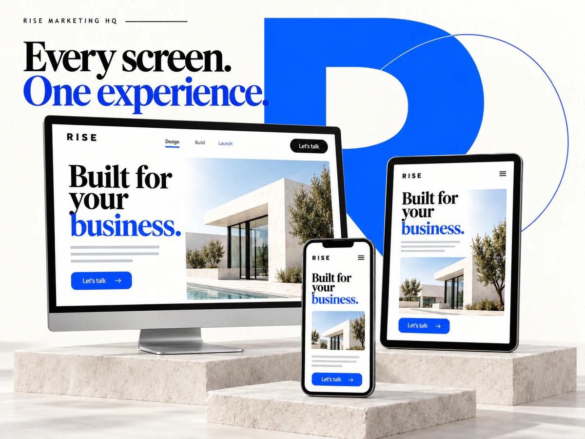 Responsive web design for local service businesses