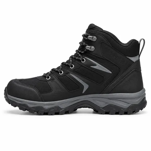 Example product: black waterproof trail boot